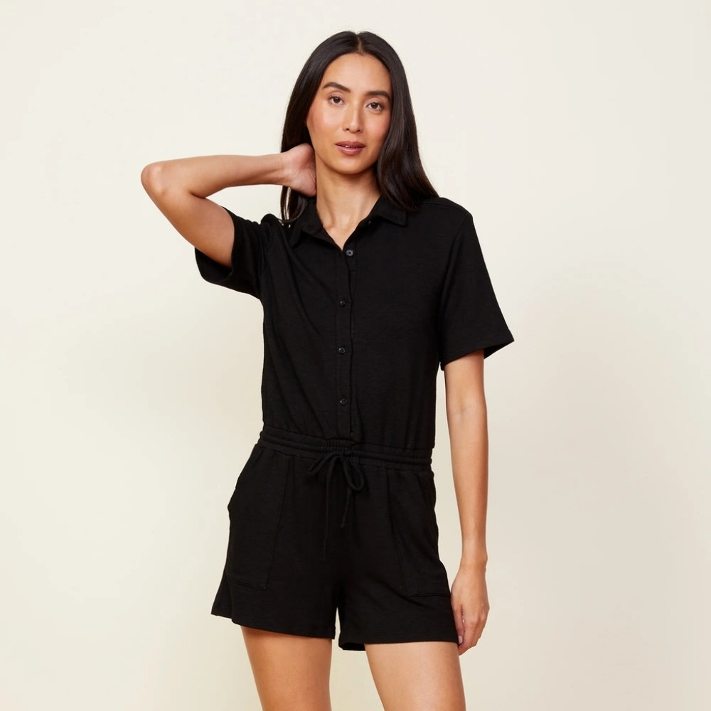 Monrow Supersoft Knit Romper In S